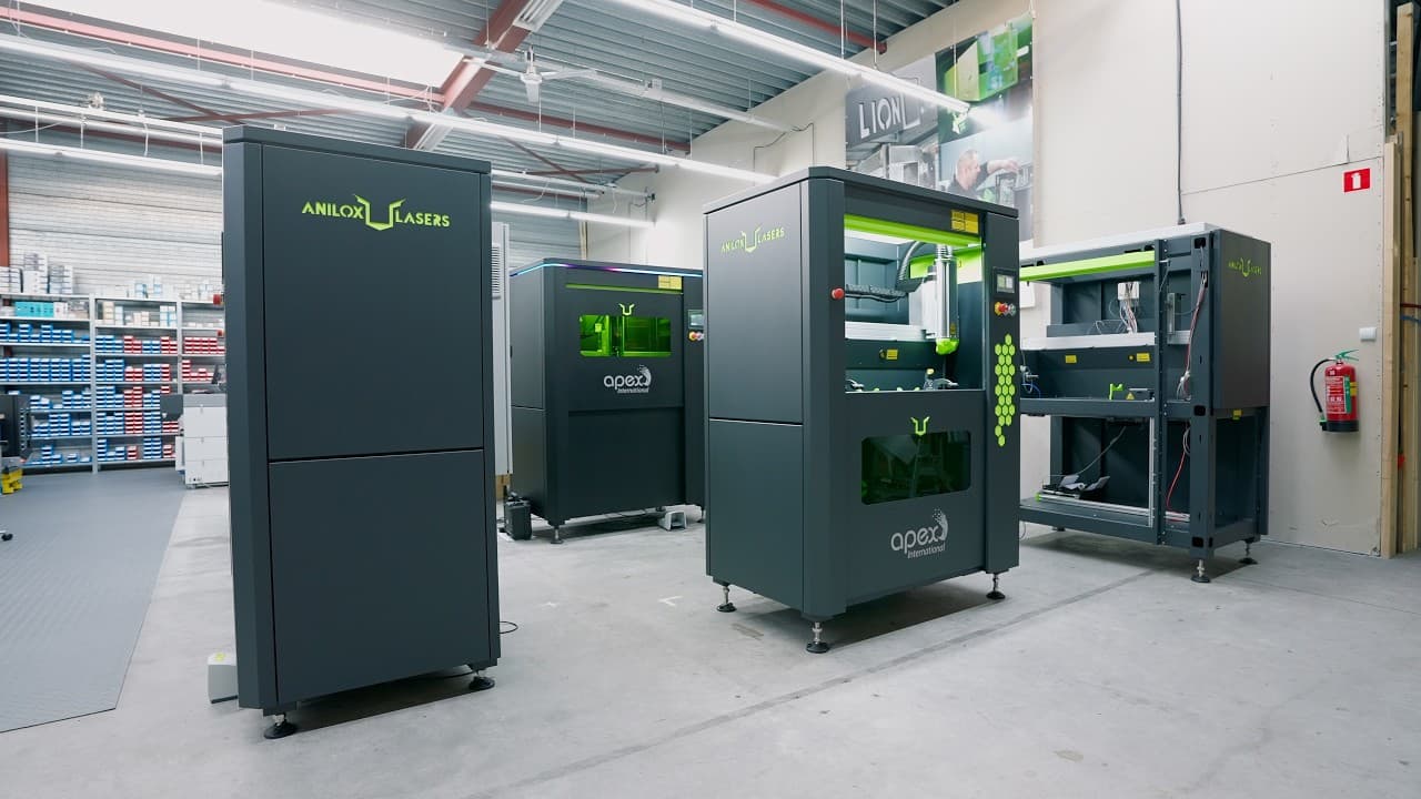 Apex / Anilox Lasers machine-instructievideo